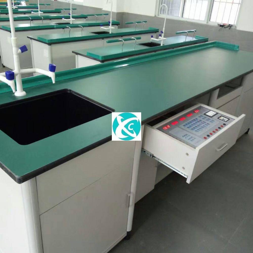 Aluminium Wood Structure School Lab Furniture Laboratory Workbench Science Lab Bench Biology Laboratory Table